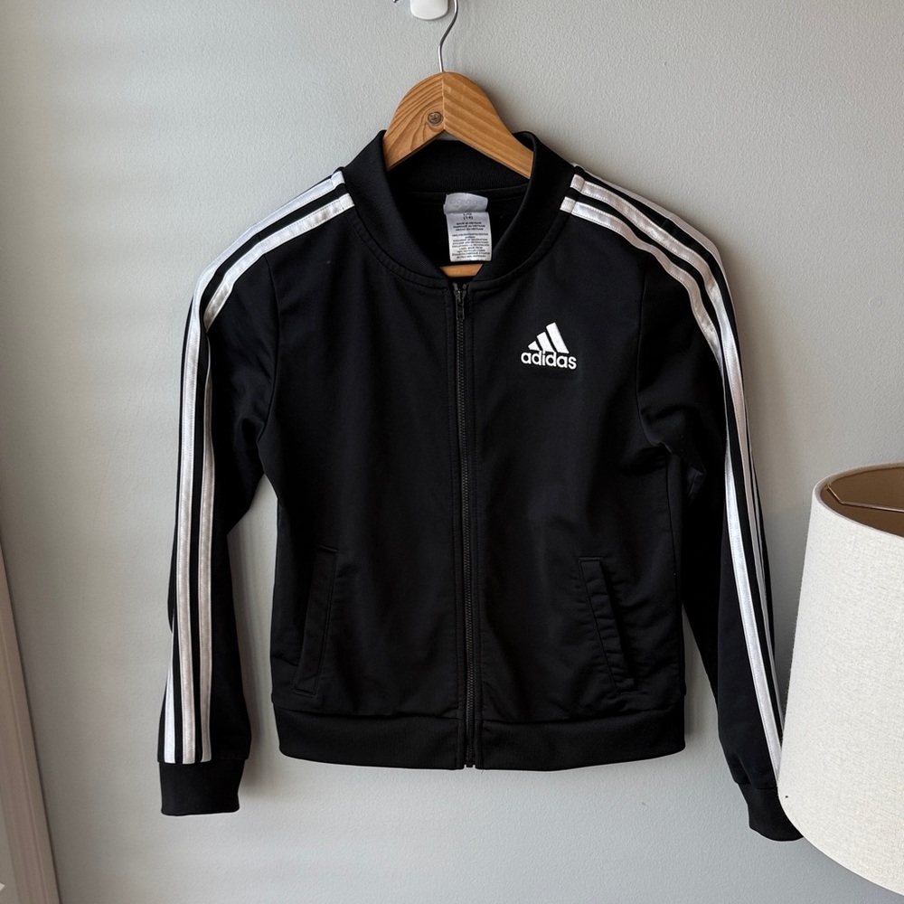 Adidas Unisex Black Zip Jacket‎